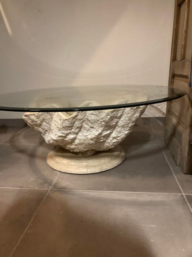 Schelp salontafel, Ophalen of Verzenden