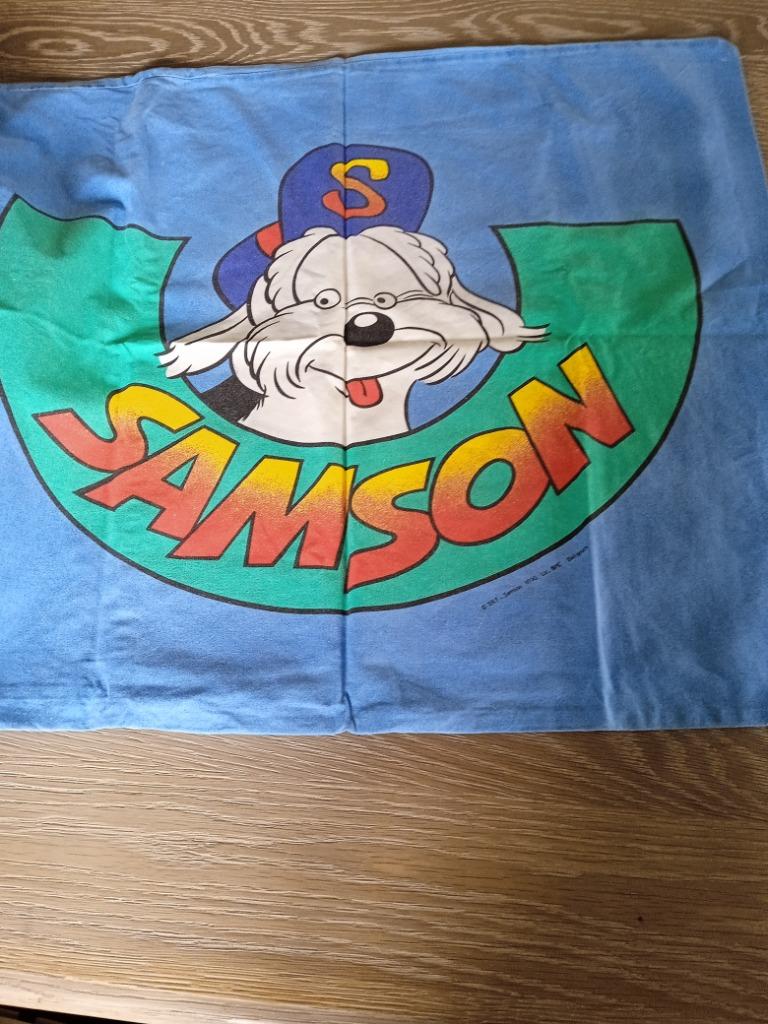 Retro vintage samson kussensloop van 1990, Verzamelen, Ophalen of Verzenden