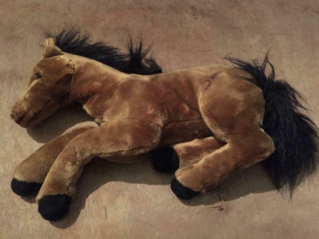 Pluchen paard, Ophalen of Verzenden, Zo goed als nieuw, Paard