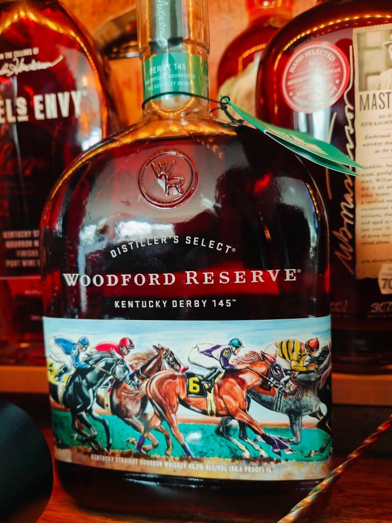 Woodford Reserve 2019 Derby Edition nr: 145 1L USA Bottle, Verzamelen, Wijnen, Nieuw, Overige typen, Overige gebieden, Vol, Ophalen of Verzenden