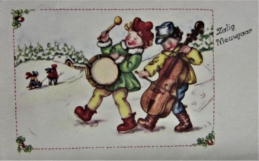 FANTASIE- KAART- KINDEREN , Enlèvement ou Envoi, 1940 à 1960, Affranchie, Enfants