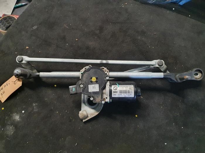 Ruitenwismotor + Mechaniek van een BMW 1-Serie, Ophalen of Verzenden, 3 maanden garantie, Gebruikt, BMW