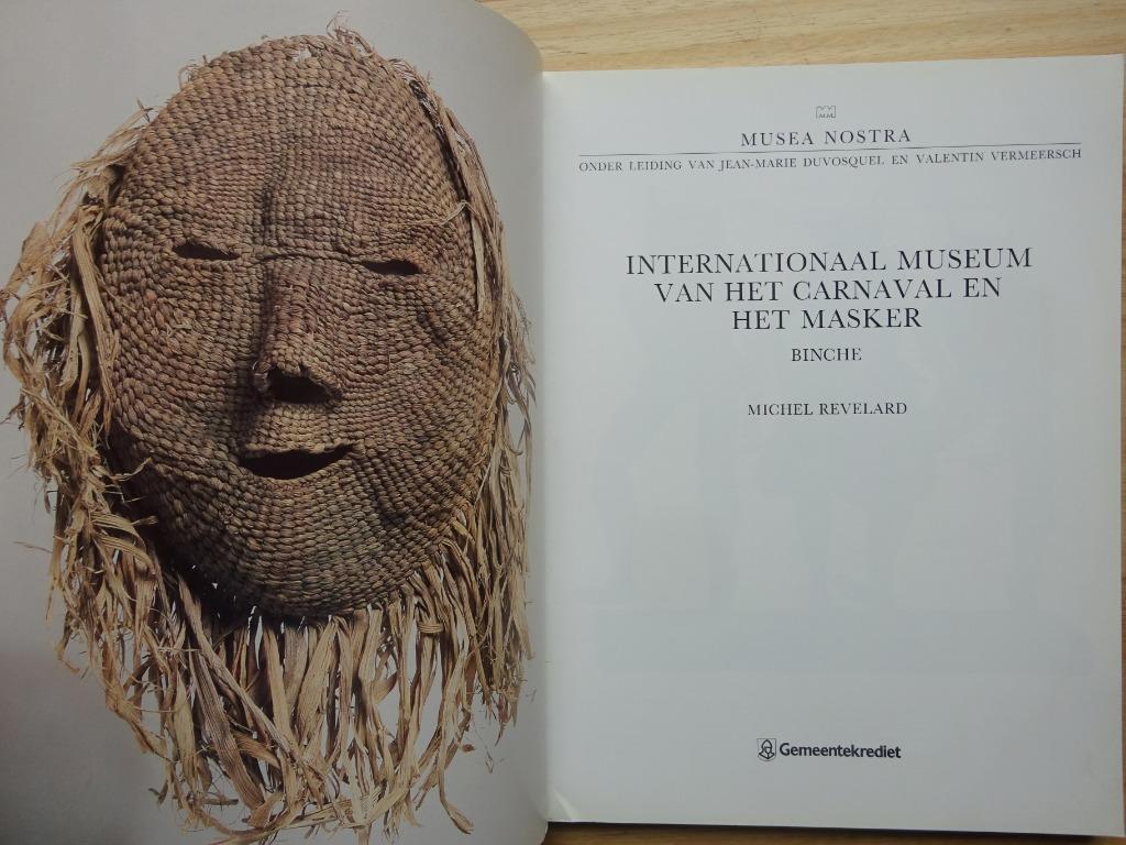 Museum van het carnaval en het masker, Musea Nostra, - 1991, Ophalen of Verzenden, Zo goed als nieuw, Overige onderwerpen