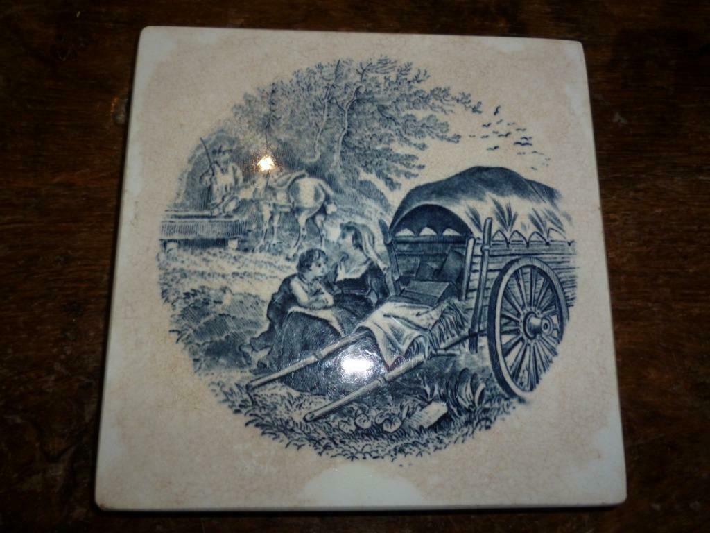 Oude pan-onderlegger Ste Céramique WICKE MAESTRICHT, Antiek en Kunst, Antiek | Servies los, Ophalen of Verzenden