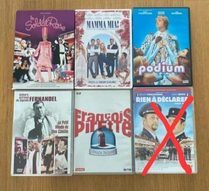 Films en DVD (2€ le DVD), Enlèvement ou Envoi