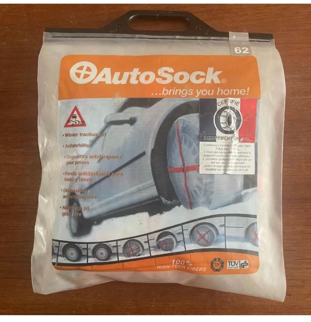 Autosock 62 kettingen/sokken voor R14,15,16 Gloednieuw, Ophalen, Nieuw