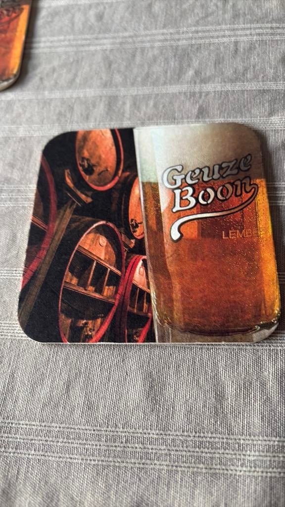 Bierviltje geuze boon, Verzamelen, Ophalen of Verzenden, Nieuw, Viltje(s)