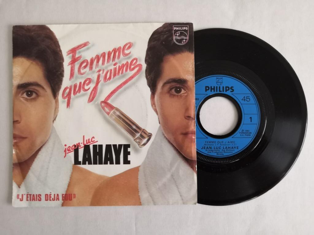 JEAN-LUC LAHAYE - Femme que j'aime (single), Enlèvement ou Envoi, Single, Comme neuf, Pop