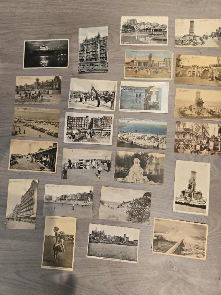 Oude postkaarten Blankenberge 24 stuks, Verzamelen, Postkaarten | België, Gelopen, West-Vlaanderen, Voor 1920, Ophalen of Verzenden