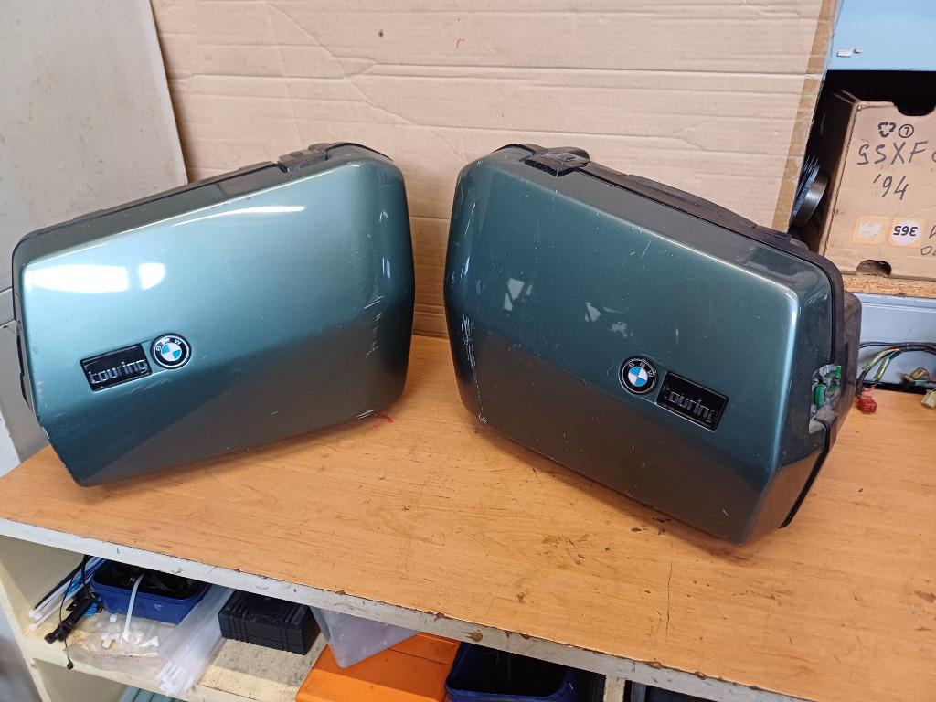 bmw k 75 k 100 k 1100 set zijkoffers zonder sleutel, Motoren, Onderdelen | BMW, Ophalen of Verzenden, Gebruikt