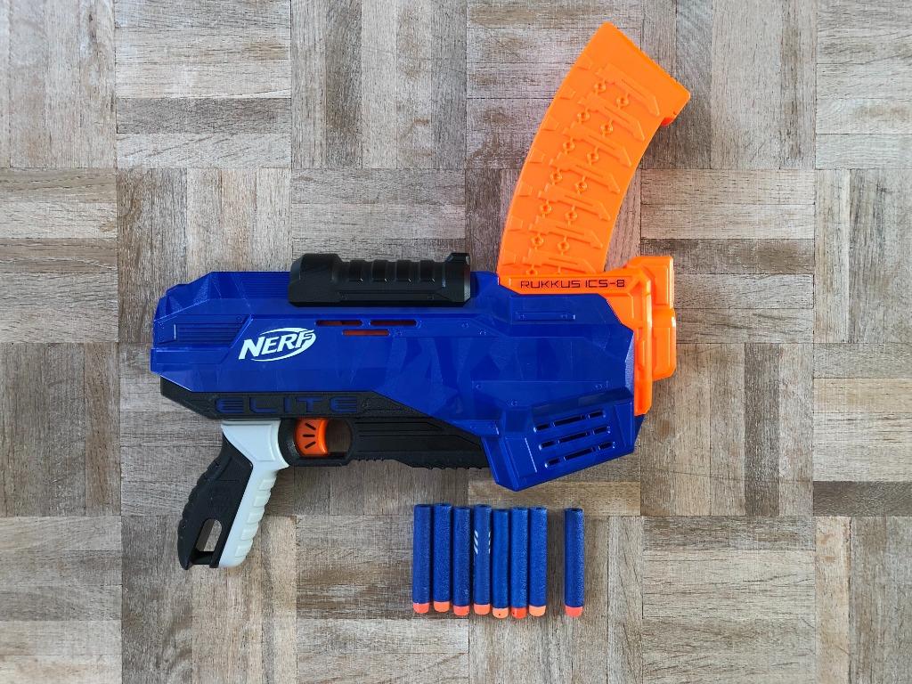 Nerf Elite Rukkus ICS 8 - Cartouches comprises, Enlèvement, Utilisé