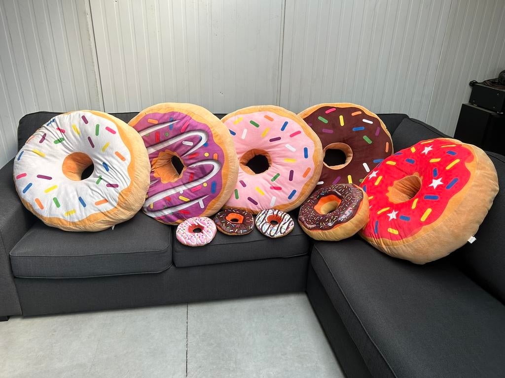 Set Donut Kussens, Huis en Inrichting, Ophalen, Zo goed als nieuw