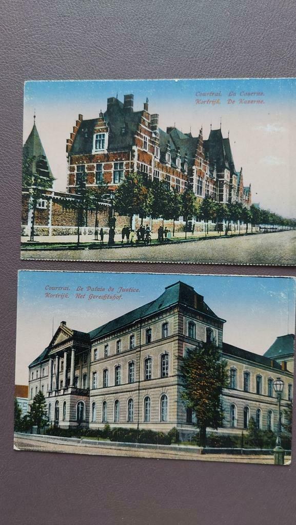 Kortrijk    Courtrai. 6 mooie oude postkaarten, Ophalen of Verzenden, Ongelopen