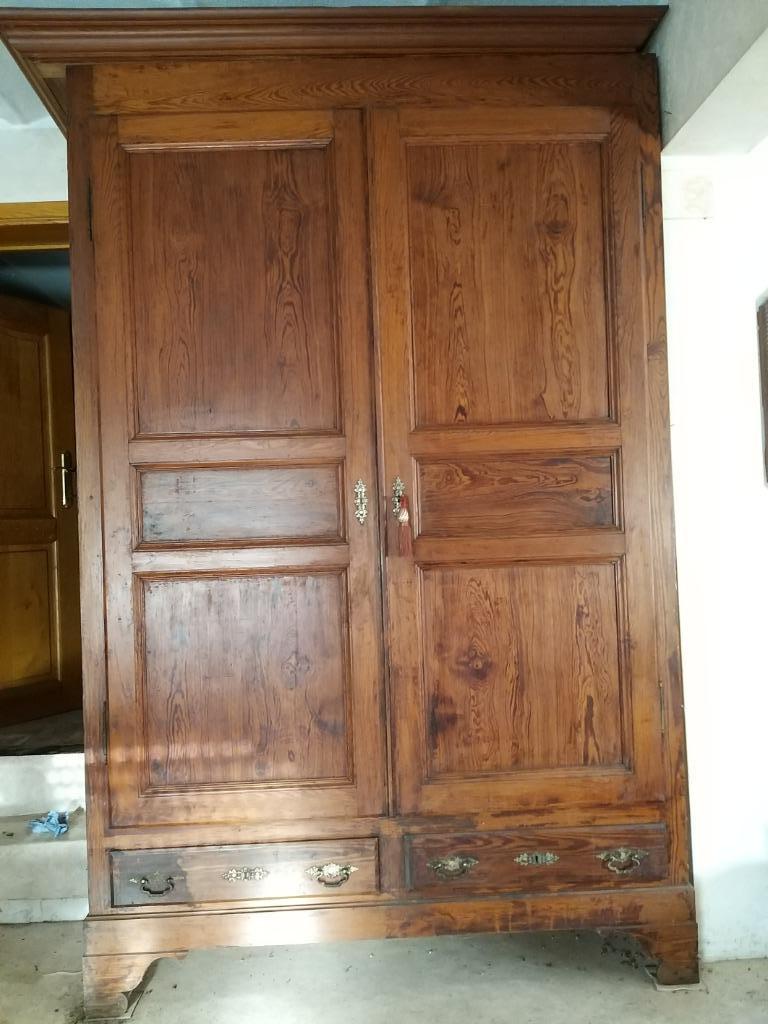Garde-robe merisier, Maison & Meubles, 25 à 50 cm, Avec espace de penderie, Cerisier, 100 à 150 cm