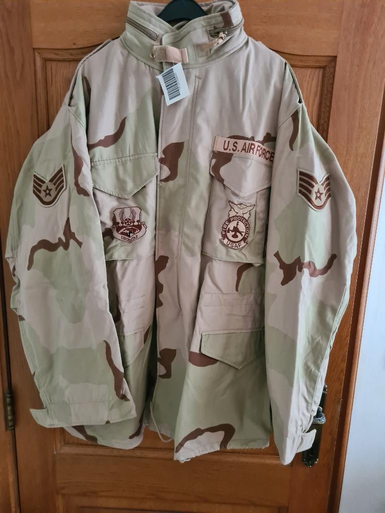 USA Desert Camouflage jas XL/L, Ophalen of Verzenden, Landmacht, Kleding of Schoenen