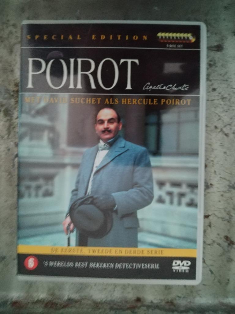 Poirot seizoen 1-3, Cd's en Dvd's, Vanaf 6 jaar, Verzenden, Drama, Boxset