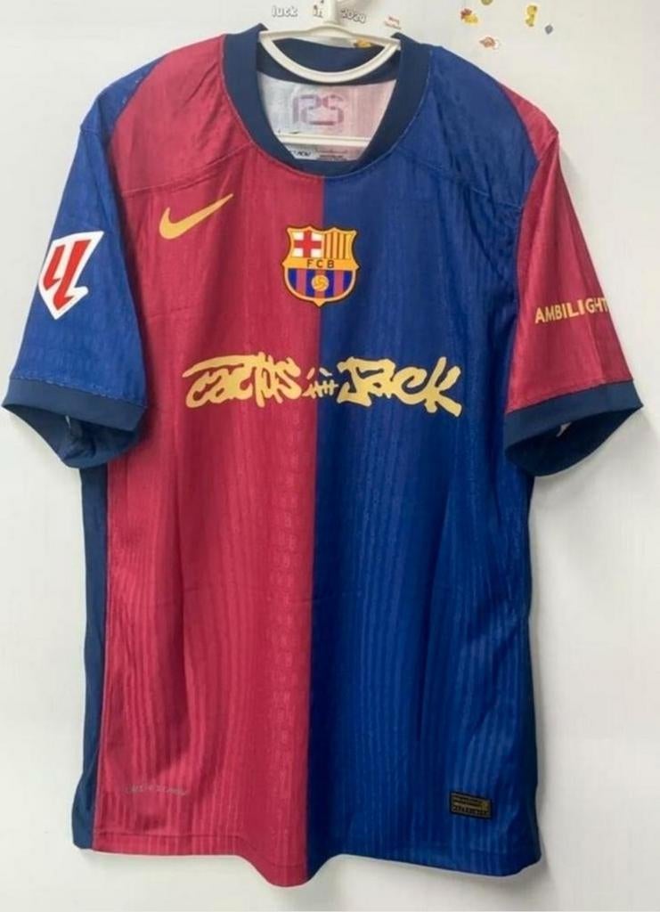 Barcelona Lamine Yamal Cactus Jack Origineel Nieuw 2025, Envoi, Comme neuf