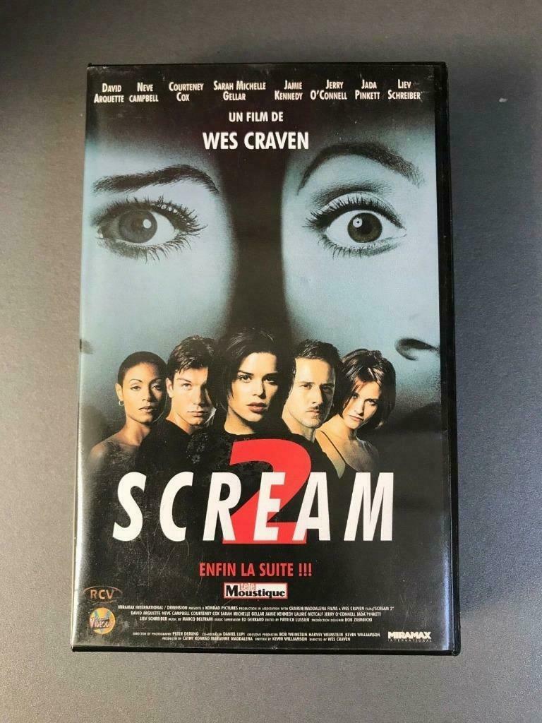 VHS Scream 2, À partir de 12 ans, Enlèvement ou Envoi, Utilisé, Horreur