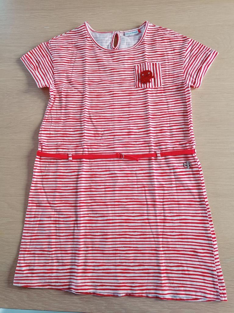 Robe rayée Hampton Bays 140, Enlèvement ou Envoi, Utilisé, Fille, Robe ou Jupe