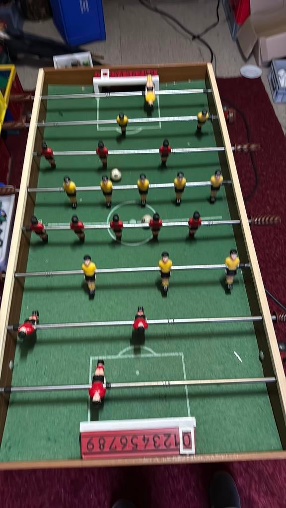 Tafelvoetbal, Ophalen, Zo goed als nieuw