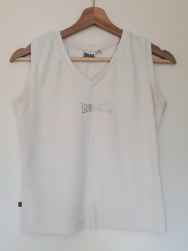 Tshirt Lonsdale blanc Taille10, Garçon ou Fille, Enlèvement, Vêtements de sport ou Maillots de bain, Lonsdale