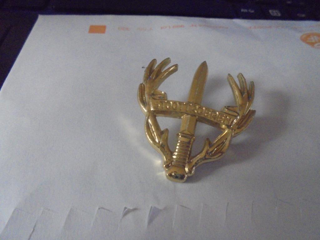 kraagspiegel stoottroepen, Ophalen of Verzenden, Landmacht, Embleem of Badge