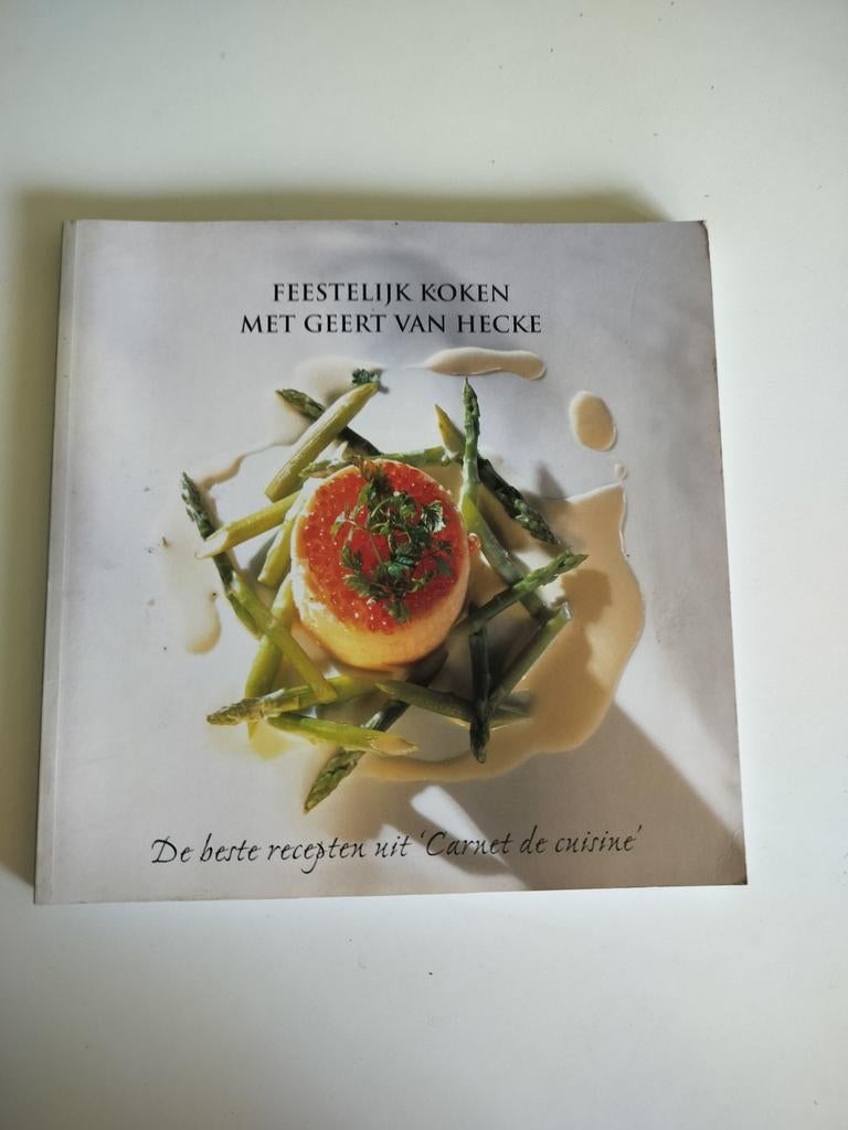 Feestelijk koken met Geert Van Hecke, Boeken, Ophalen of Verzenden, Zo goed als nieuw