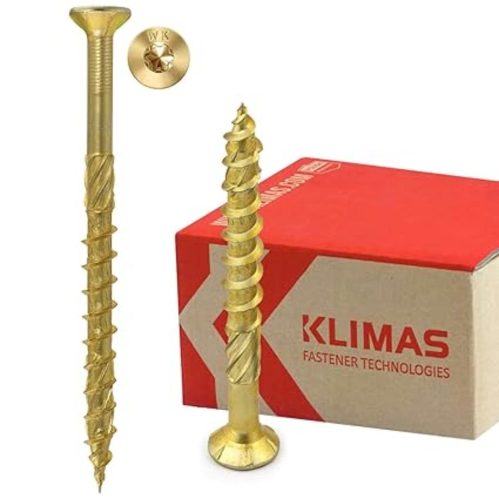 Vis à bois KLIMAS pour la construction LIVRAISON GRATUITE, Envoi, Neuf