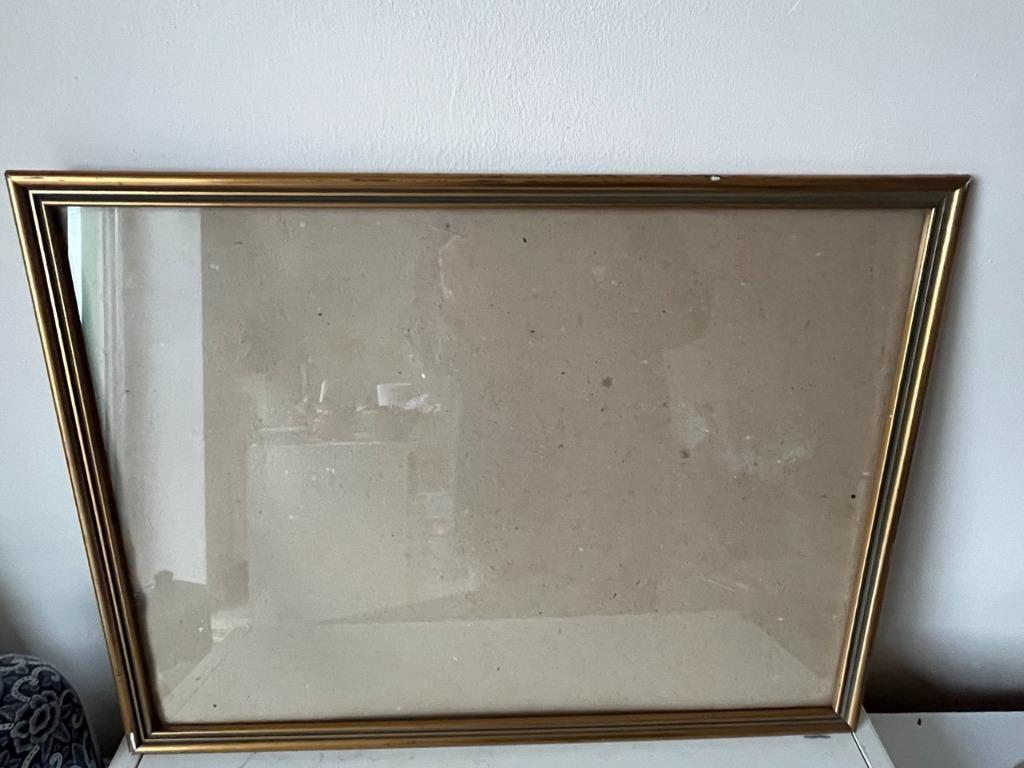 Vergulde houten kader, Enlèvement, Utilisé, Bois