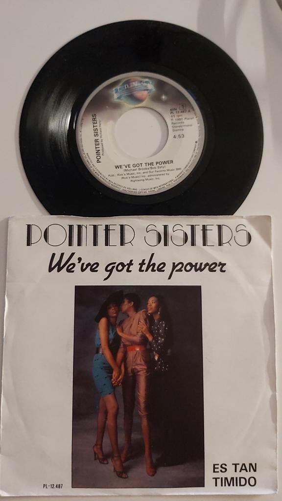Pointer Sisters - Wij hebben de kracht, 7 inch, Single, Dance, Ophalen of Verzenden