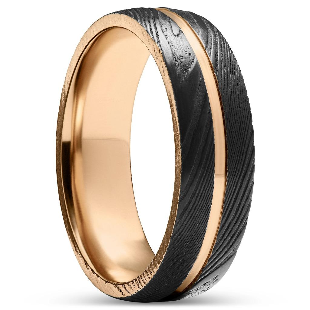 mannenring, titanium, maat 19.7/62mm, Handtassen en Accessoires, Ringen, Ophalen, IJzer of Staal, 19 tot 20, Zwart