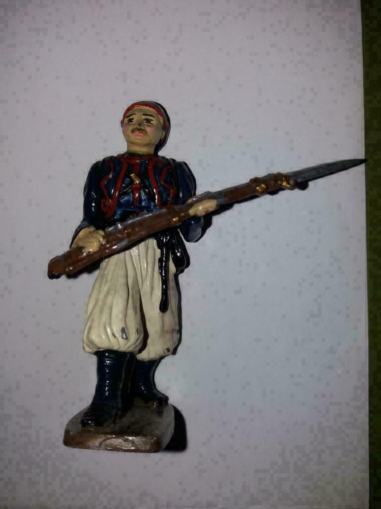 SOLDAT DE PLOMB; SOLDAT 1ER REG ZOUAVE, FRANCE 1914, Enlèvement