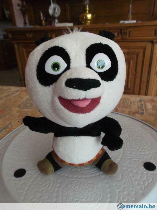 Lot de 2 peluches Kung fu Panda, Kinderen en Baby's, Ophalen of Verzenden, Zo goed als nieuw