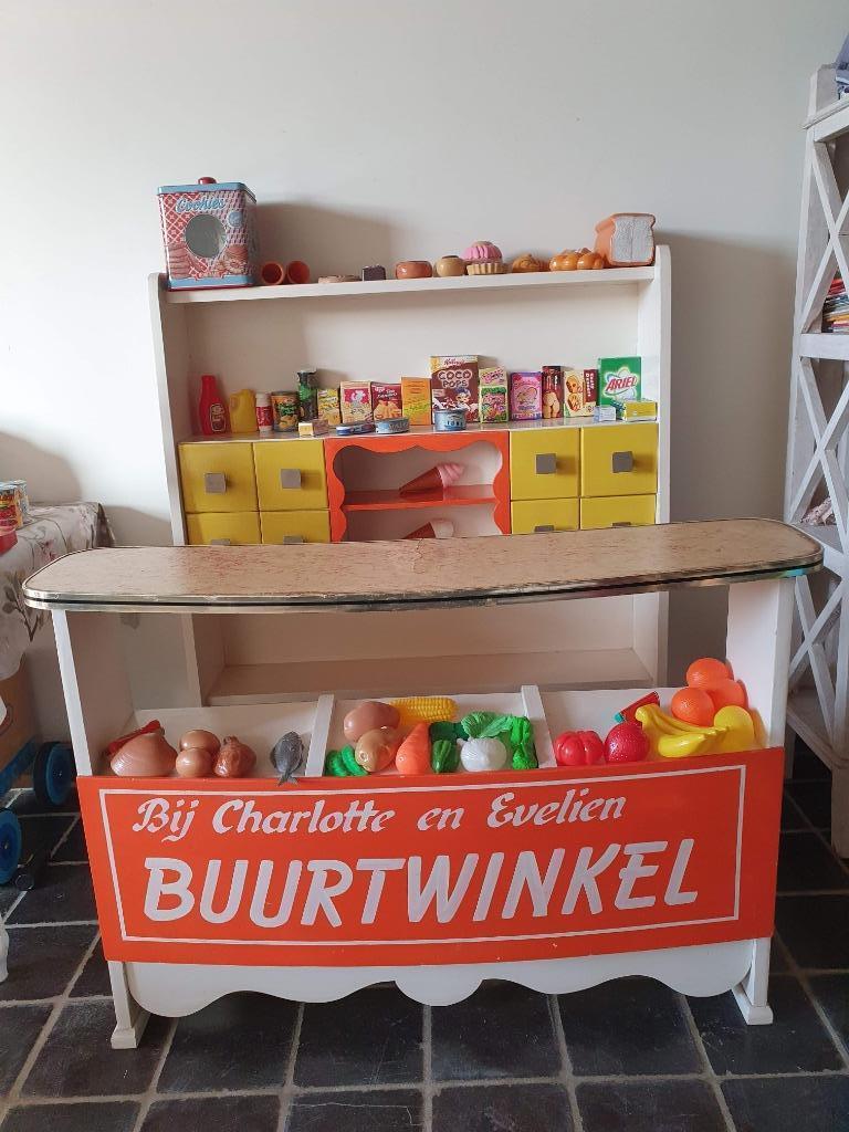 Uniek vintage winkeltje kinderen met winkelspullen - oranje, Enlèvement