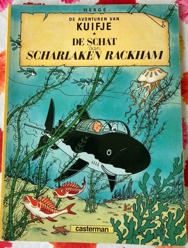 KUIFJE: De schat van Scharlaken Rackham, Boeken, Eén stripboek, Ophalen, Zo goed als nieuw, Herge