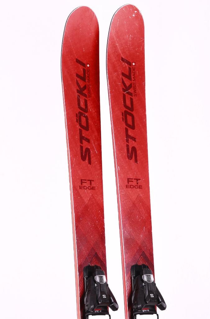 176 freeride ski's STOCKLI EDGE FT 2023, red, woodcore, 160 tot 180 cm, Gebruikt, Verzenden, Salomon