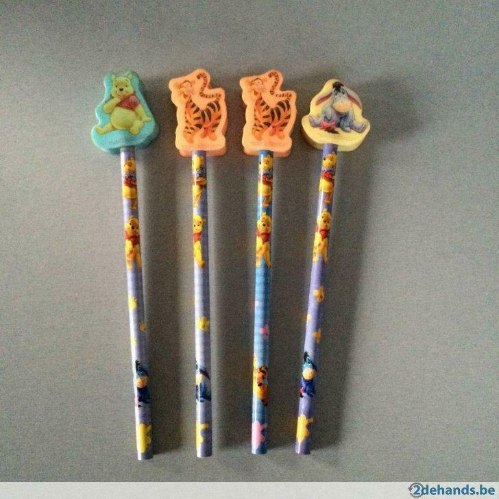 potloden met gom Winnie The Pooh, Teigetje en Eeyore, Verzamelen, Ophalen of Verzenden, Nieuw