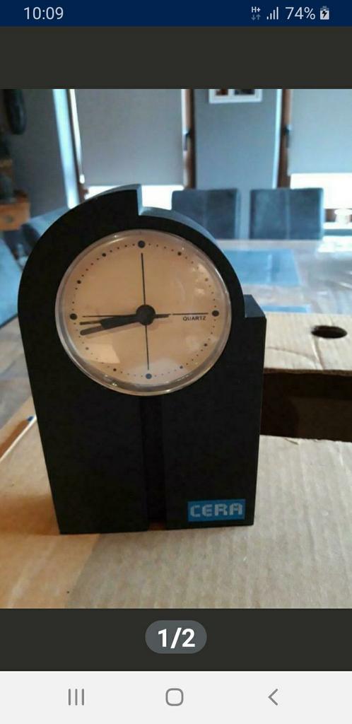 Wekker zwart, Enlèvement, Utilisé, Analogique, Réveil ou Horloge