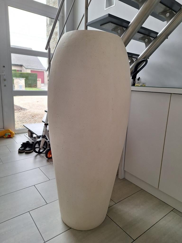 Polystone vloervaas diameter 52cm hoogte 120cm, Huis en Inrichting, Woonaccessoires | Vazen, Ophalen, Zo goed als nieuw, Kunststof