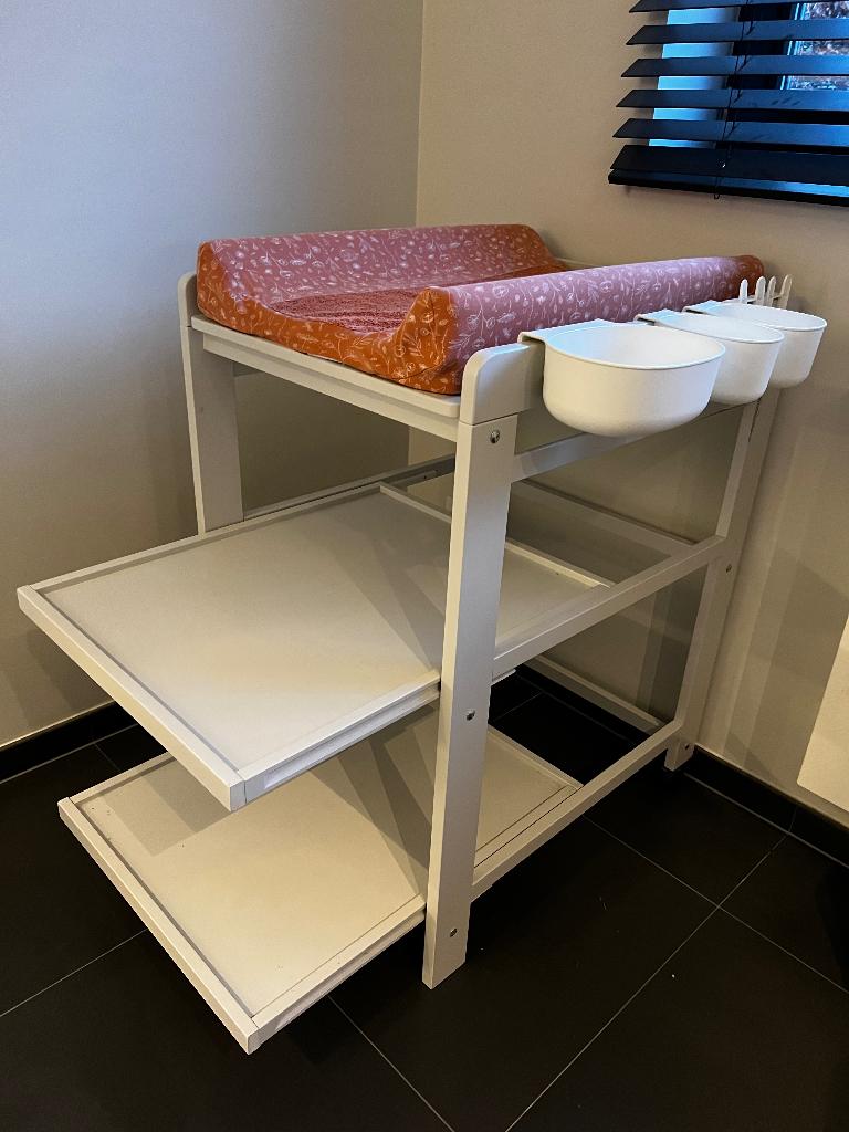 Quax verzorgingstafel met 2 uitschuifbare lades + kussen, Kinderen en Baby's, Ophalen, Gebruikt, Overige typen, Overige merken