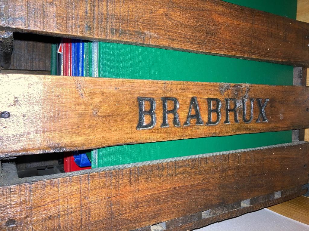 Brabrux houten bierbak (De Keersmaecker), Verzamelen, Ophalen, Gebruikt