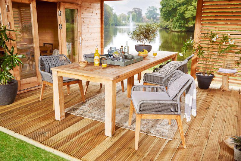 Tuindeco Teak Tuintafel, Enlèvement, Neuf