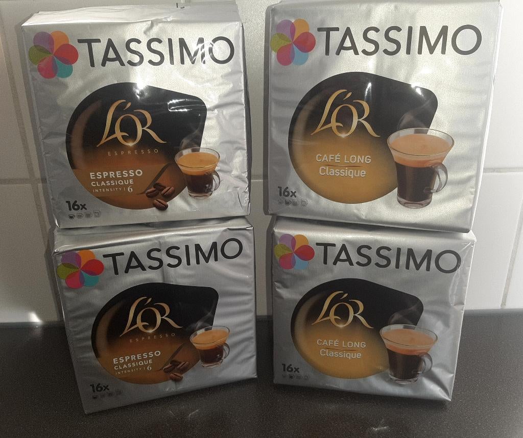 Capsules café L'or - Tassimo 16 doses, Electroménager, Neuf, Machine à espresso, Enlèvement ou Envoi, Dosettes et capsules de café