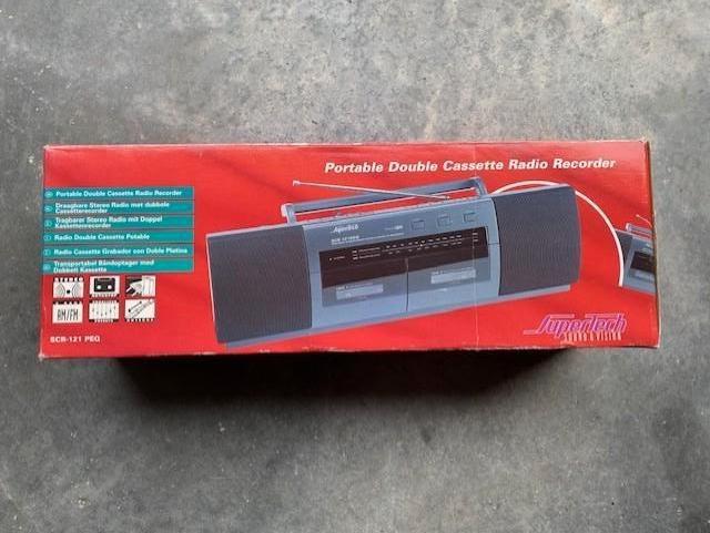 radio-cassettespeler, Audio, Tv en Foto, Ophalen, Zo goed als nieuw, Radio