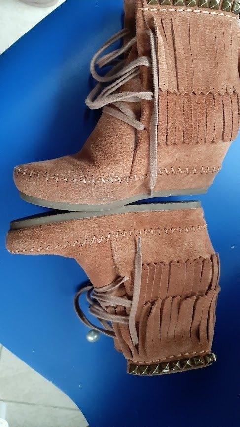 Leuke Ash zachte suède beige boots met franjes 36, Kleding | Dames, Schoenen, Beige, Lage of Enkellaarzen, Ophalen of Verzenden