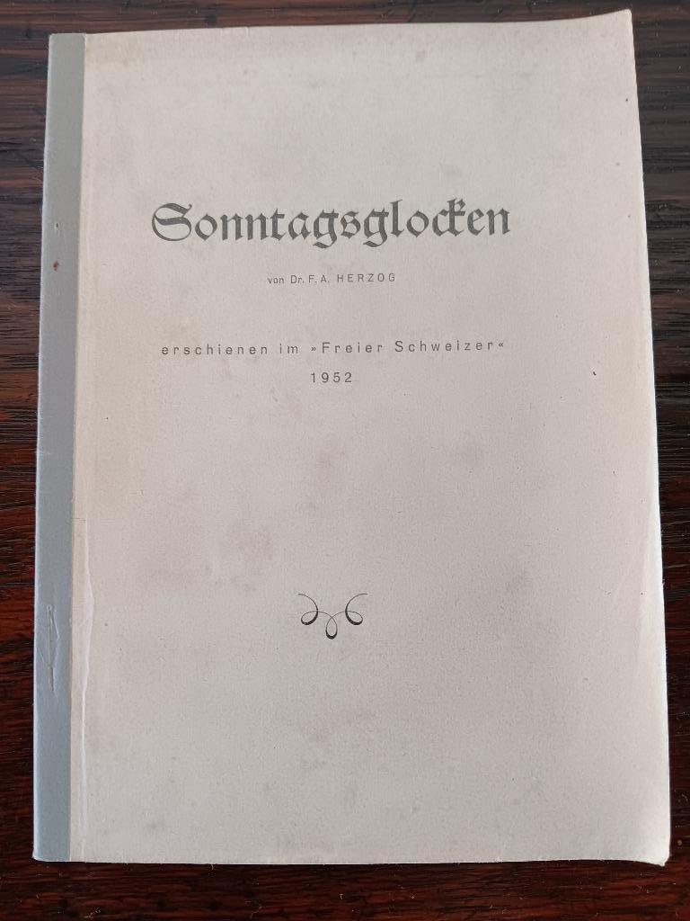 SONNTAGSGLOCKEN DR. F.A. HERZOG, Ophalen