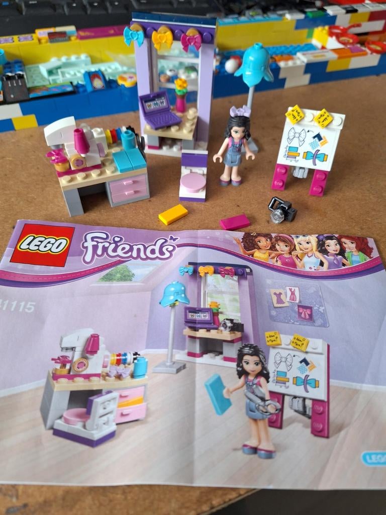LEGO Emma's Creative Workshop 41115, Ophalen of Verzenden, Zo goed als nieuw, Complete set, Lego