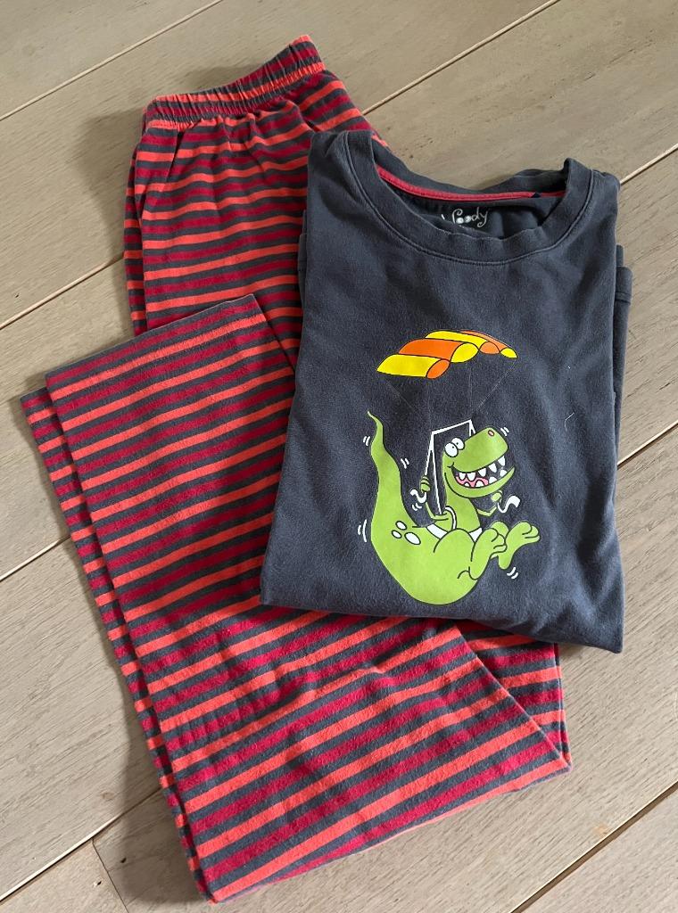 Pyjama - Woody - dinosaurus - maat 152 (12 jaar), Nacht- of Onderkleding, Gebruikt, Jongen of Meisje, Ophalen of Verzenden