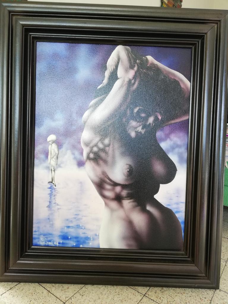 Airbrush schilderij, Enlèvement ou Envoi