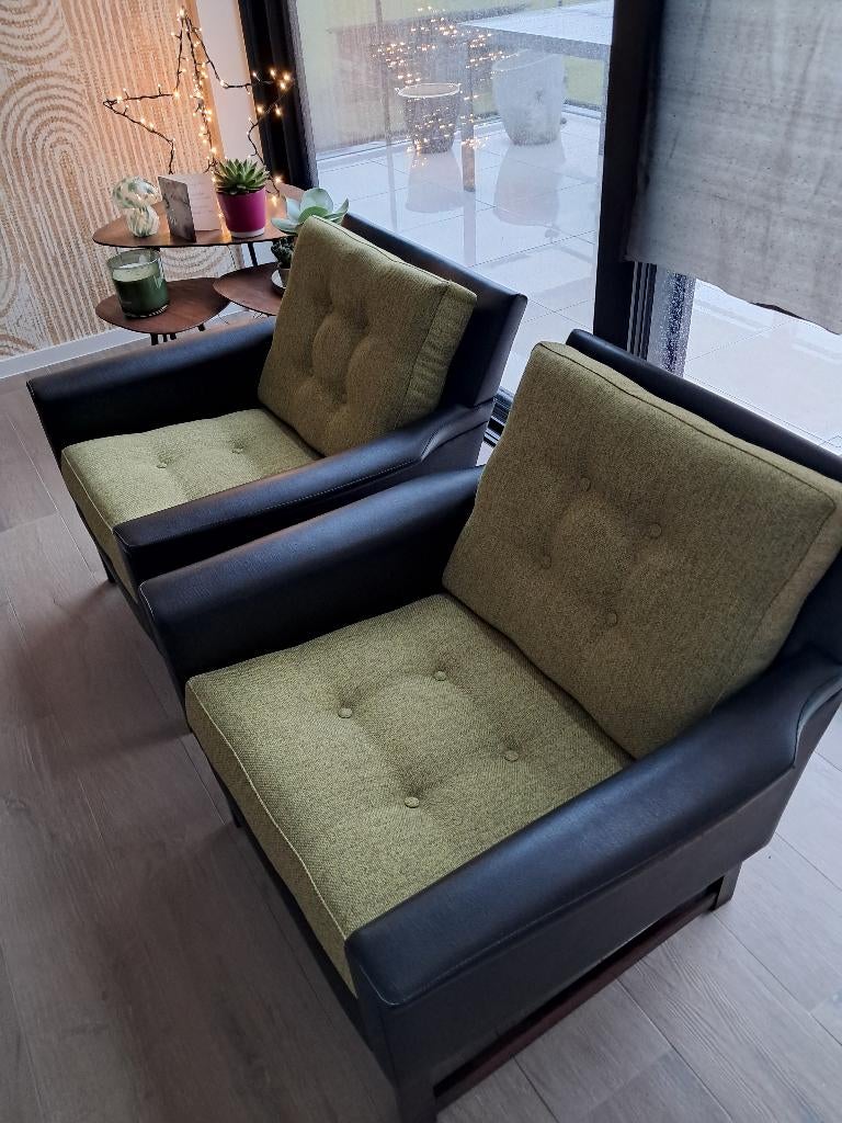 2 Vintage zeteltjes, Huis en Inrichting, Ophalen, Vintage, 75 tot 100 cm, Zo goed als nieuw